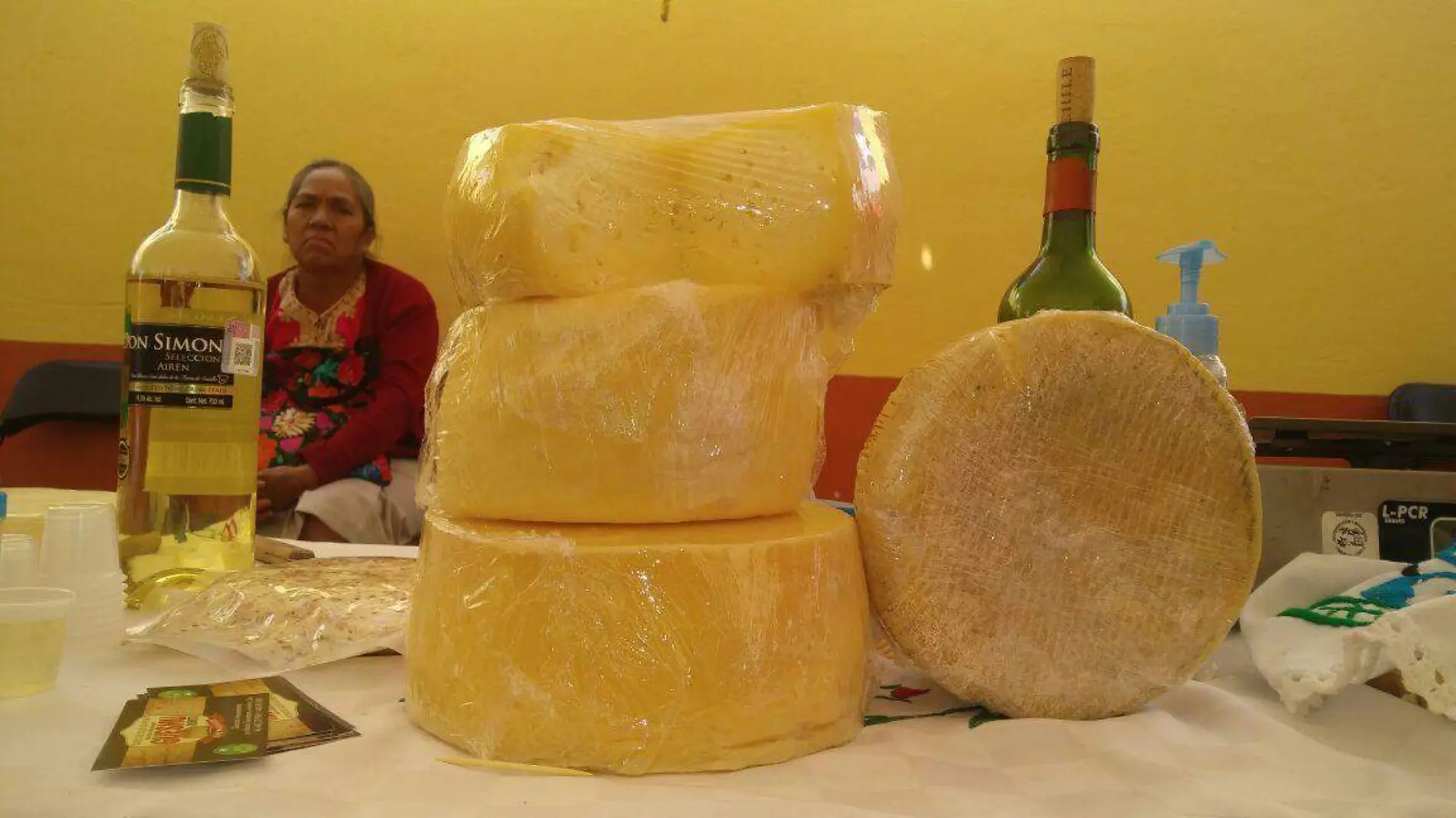 El queso de la comunidad, fue el complemento perfecto para los turistas.